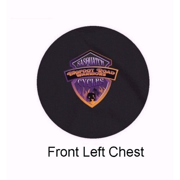 Squatch or Ride It is What We Do Bigfoot Road Warrior Short Sleeve T-Shirt - NEW - Picture 2 of 6